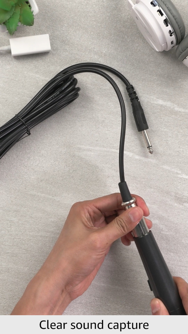MAONO Dynamic Microphone Wired for Singing, Corded Karaoke Mic
